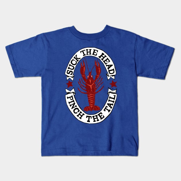 New Orleans Crawfish Kids T-Shirt by Woah there Pickle